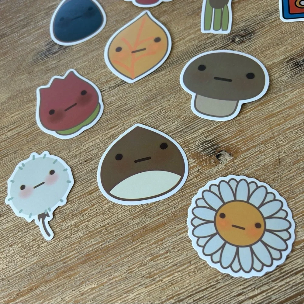 Set of 20!  Cute Vinyl Waterproof Stickers
